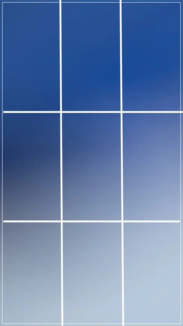 What is the 9:16 format for video? Here are the rule of thirds grid lines on a 9:16 frame.