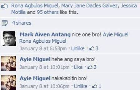 Facebook comments by viewers who find the wedding trailer engaging. Facebook comments by viewers who find the wedding trailer engaging.