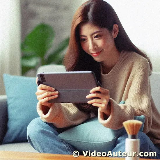 What attracts people to watch a video?