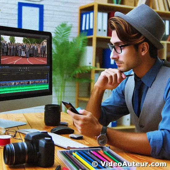 You should watch all your footage before editing the video.