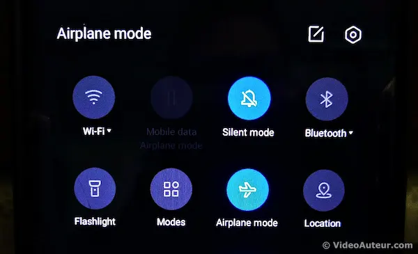 An image showing that the video creator needs to turn off Wi-Fi, cellular data, and Bluetooth connection when recording audio. And they need to turn on the airplane mode. An image showing that the video creator needs to turn off Wi-Fi, cellular data, and Bluetooth connection when recording audio. And they need to turn on the airplane mode.