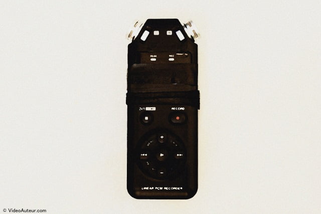 An example of a dedicated sound recorder.