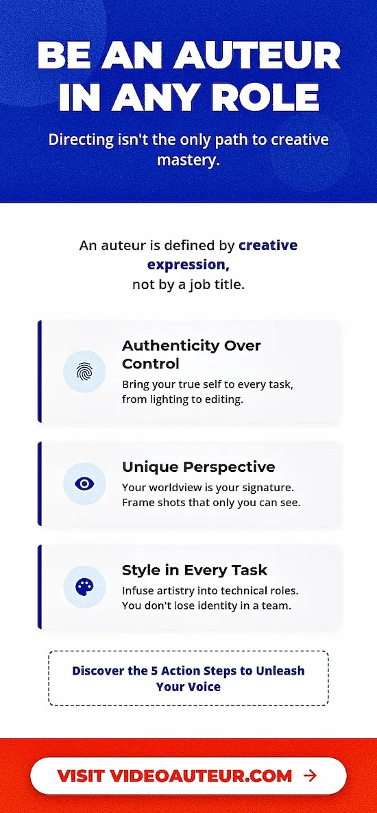 an infographic showing that You Don’t Need to Be the Director to Make Amazing Videos