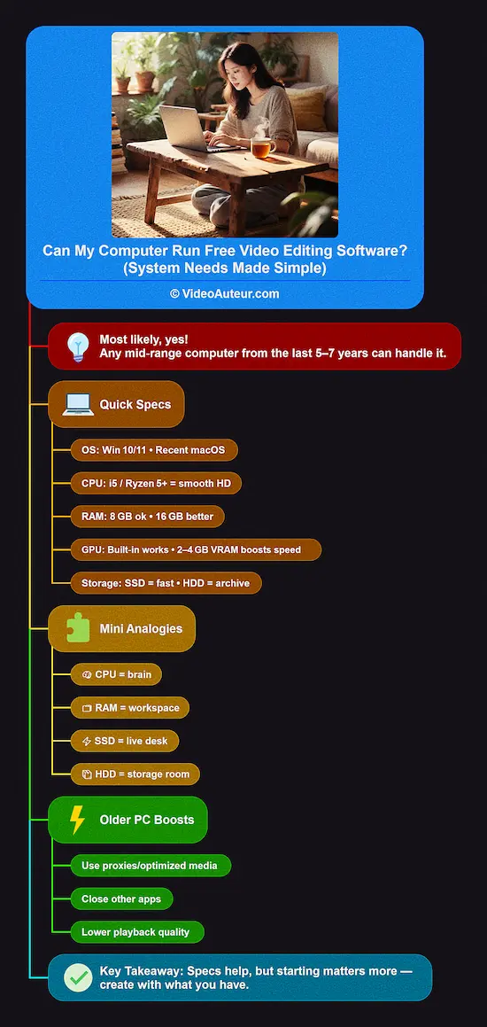 Can my PC run video editing?