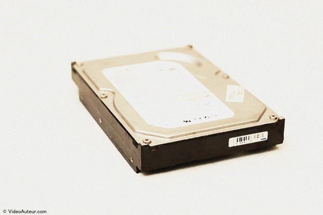 Computer hard drive example.