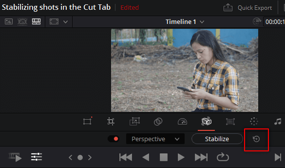 DaVinci Resolve Cut Tab 7