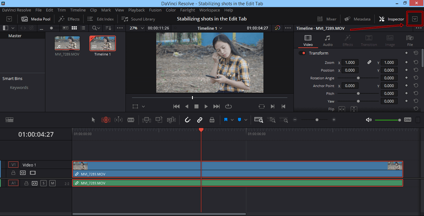 DaVinci Resolve Edit Tab 3