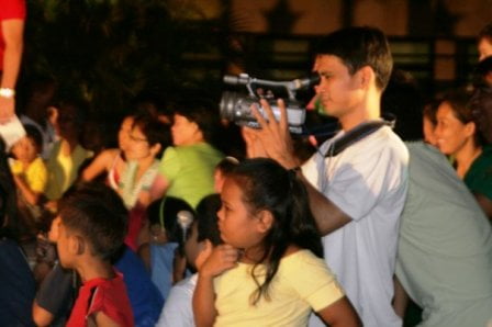 Alvin Motilla as a videographer.