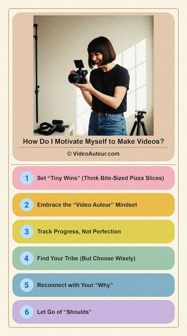 How to stay motivated in solo video production How to stay motivated in solo video production