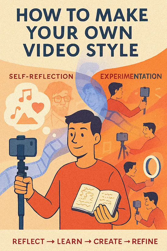 Discover how to make your own video style in 60 secs! Learn to tap into passions, draw inspiration, and experiment with basic tools to find your unique voice.