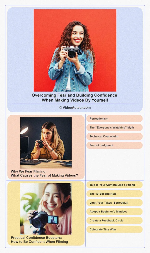 How to overcome fear of making videos? How to be confident when making a video? How to overcome fear of making videos? How to be confident when making a video?