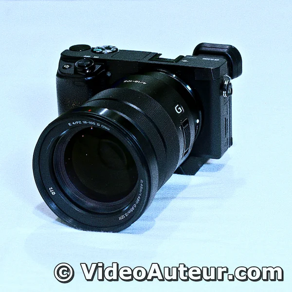 a mirrorless camera with power zoom lens a mirrorless camera with power zoom lens