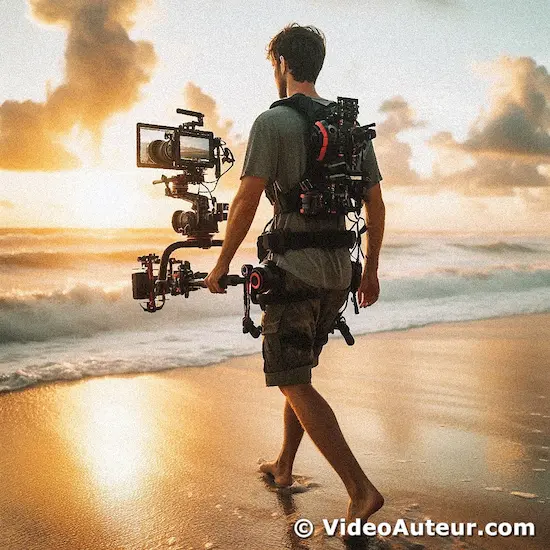 parts of a steadicam, steadicam operator in action parts of a steadicam, steadicam operator in action