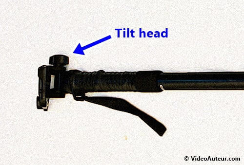 A monopod tilt head.