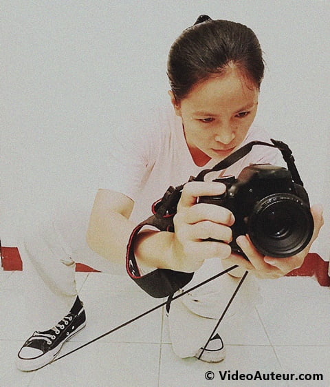 Using a garter string to stabilize your camera is a form of DIY camera stabilizer.