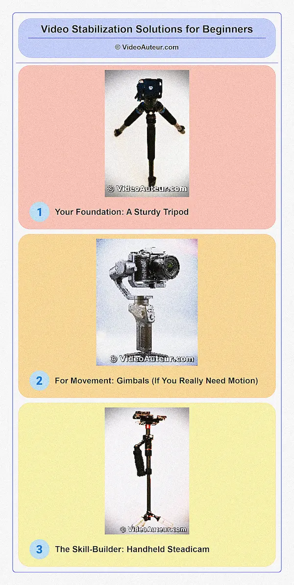 Video making tools for stabilization Video making tools for stabilization