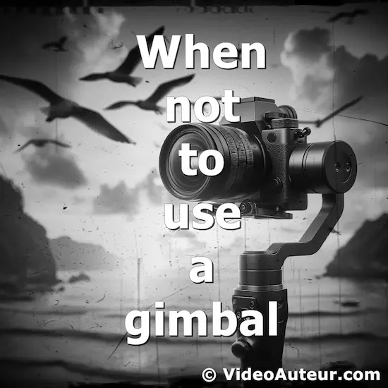 "To use a gimbal, or not to use a gimbal, that is the question"